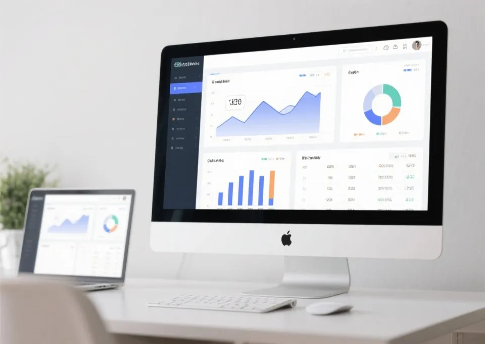 数据面板与走势图示意图